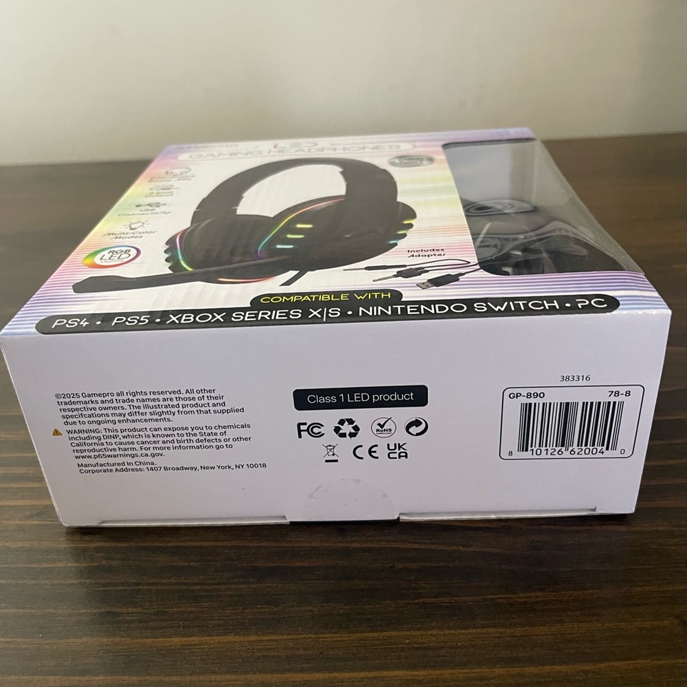 Game pro LED GAMING HEADPHONES New ! - Picture 5 of 5